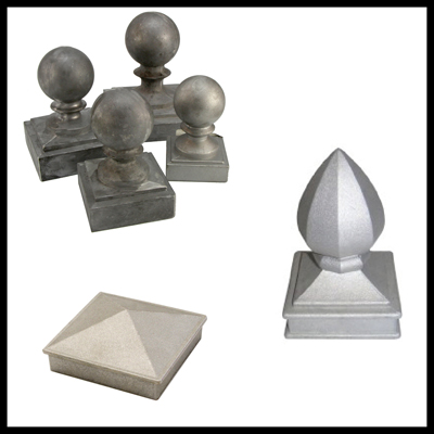 Aluminum Ball Caps and Post Caps Aluminum Ball Caps and Post Caps