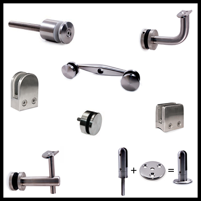 Glass Clips and Clamps Glass Clips and Clamps