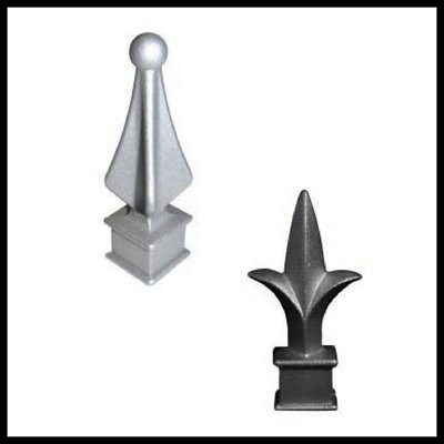 Aluminum Railheads/Finials Aluminum Railheads/Finials