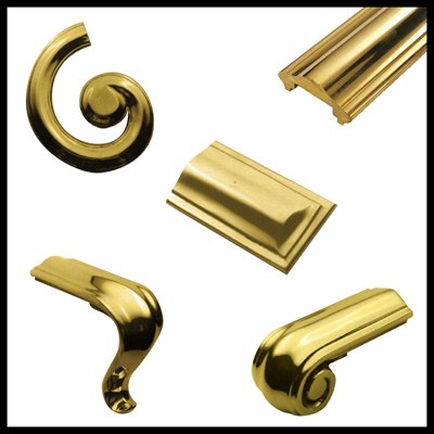 Brass Handrail & Ends Brass Handrail & Ends