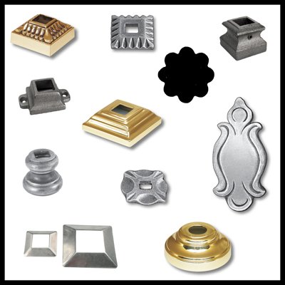 Railing Shoes and Cover Plates Railing Shoes and Cover Plates